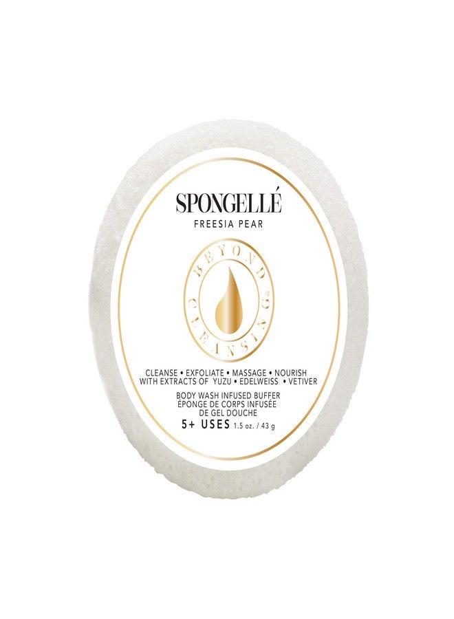 SPONGELLÉ Spongelle Travel Size Spongette Body Wash Infused Buffer (Freesia Pear) - Image 1