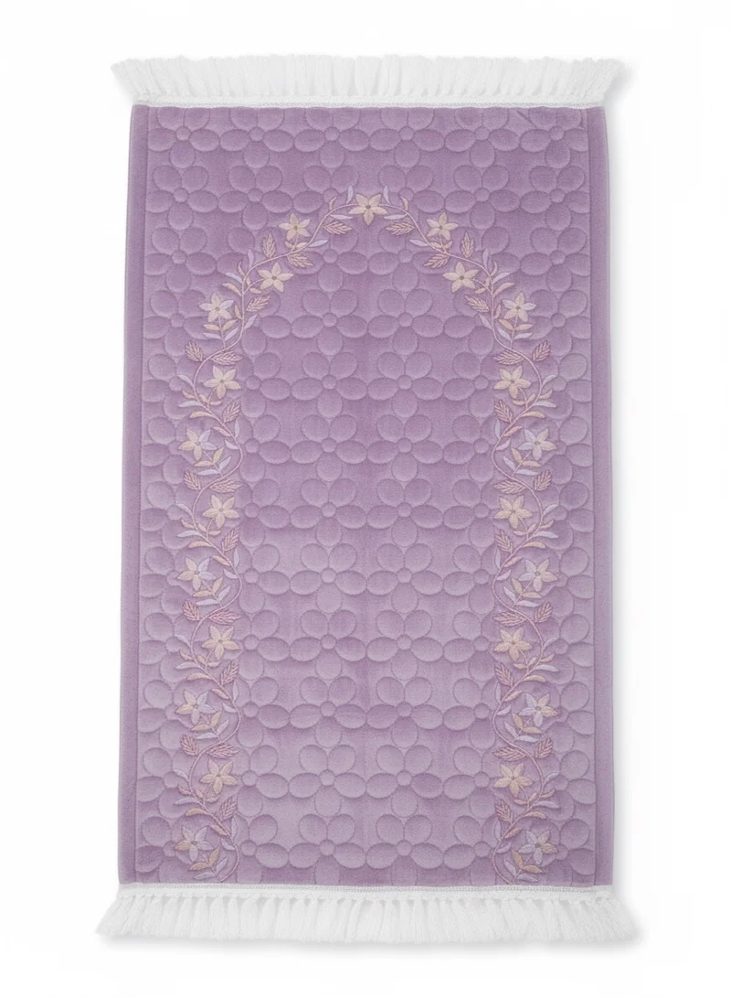 Hadiyath Al Madinah Embroidered Prayer Dress & Prayer Mat (2 Pcs) - HM