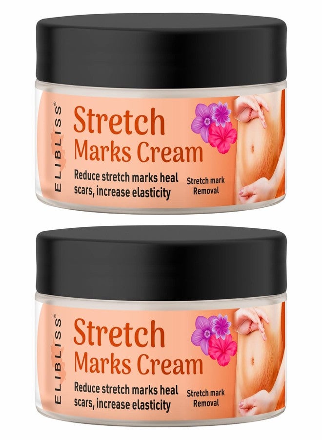 Elibliss Stretch Marks Cream for Women and Men | Reduces Stretch Marks, Scars, Fine Lines | Improves Skin Elasticity & Firmness | Deep Moisturizing Body Cream for Smooth, Even & Hydrated Skin Texture - Image 2