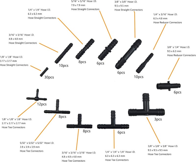 Ucreative Silicone Vacuum Hose Kit with Connectors - Image 2