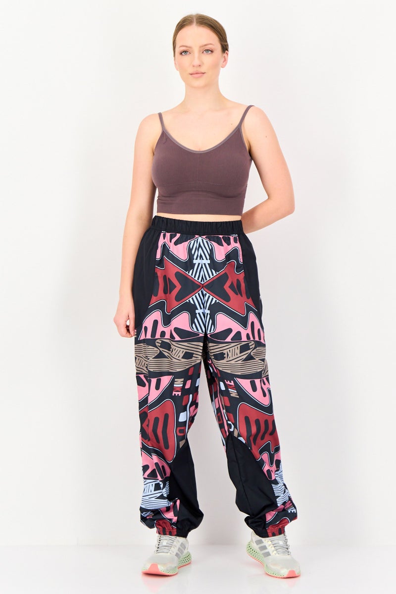 Nike Women Oversized Fit Training Track Pants, Multicolor - Image 4