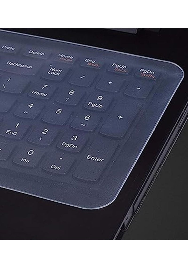 Generic - Universal Silicone Keyboard Protector Skin for 15.6-inch Laptop - Image 1