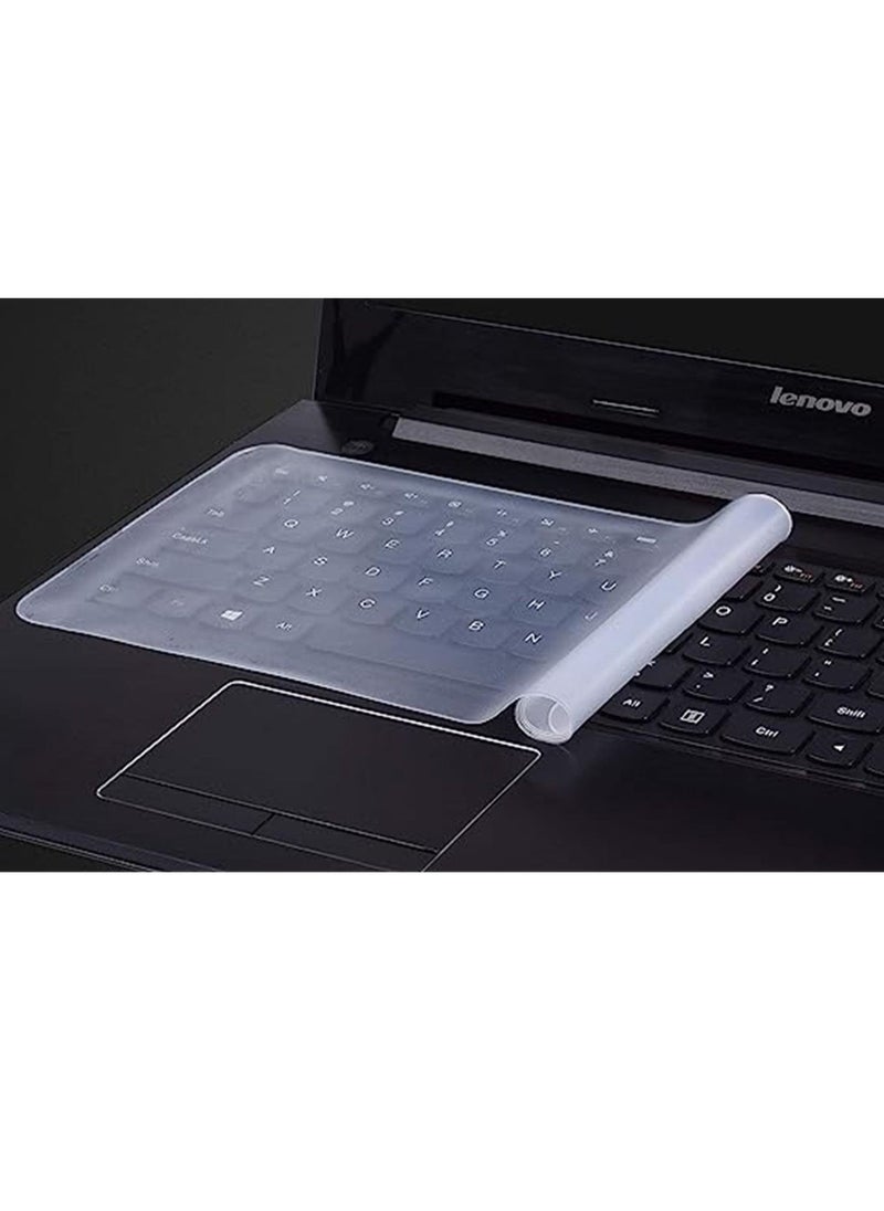 Generic - Universal Silicone Keyboard Protector Skin for 15.6-inch Laptop - Image 1