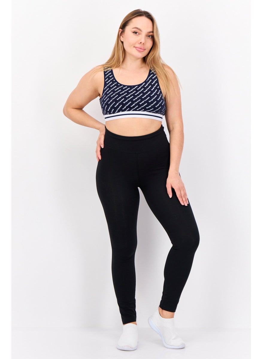 Sergio Tacchini Women Allover Printed Non Padded Sports Bra, Multicolor  - Image 2