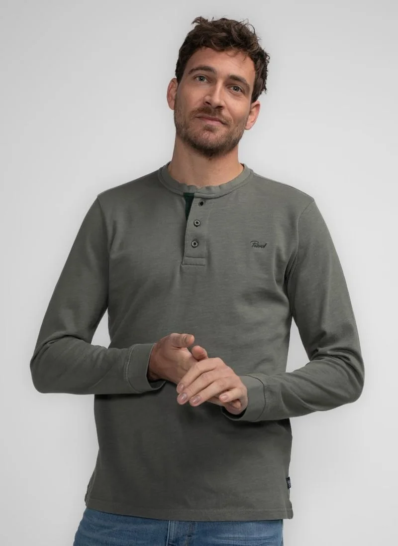 بترول اندستريز تيشيرت رجالي بأكمام طويلة