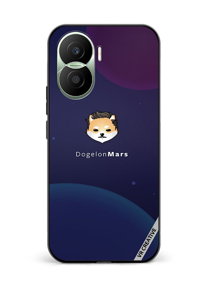 VR CREATIVE Protective Case Cover For Honor Play7T Pro Dogeleon Mars Design Multicolour - Image 1