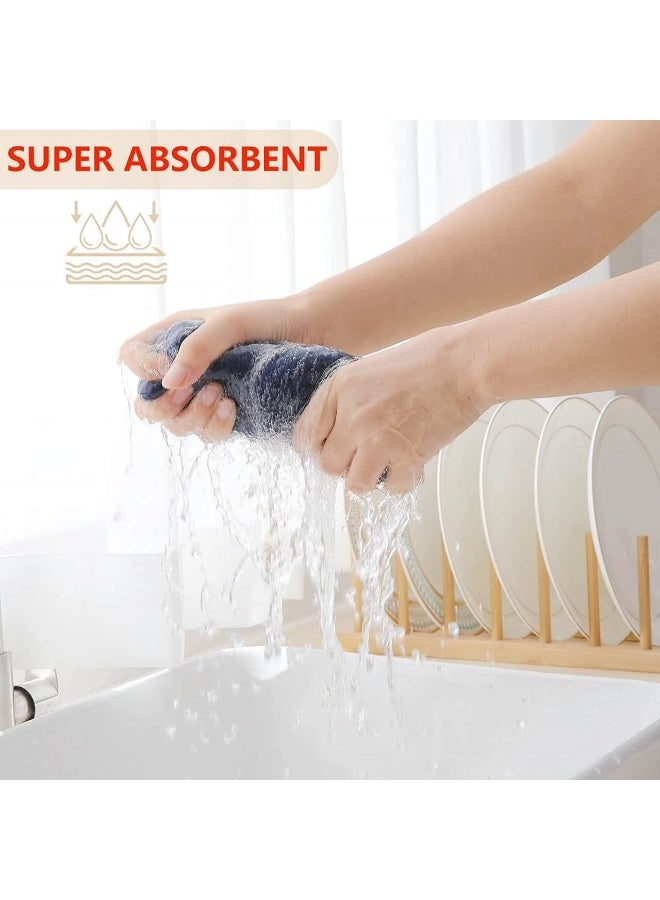 100% cotton waffle weave kitchen absorbent dishcloth, waffle tea towel super soft absorbent quick dry dish towel, kitchen square 34x34 cm, pack of 4 (off-white) - Image 2
