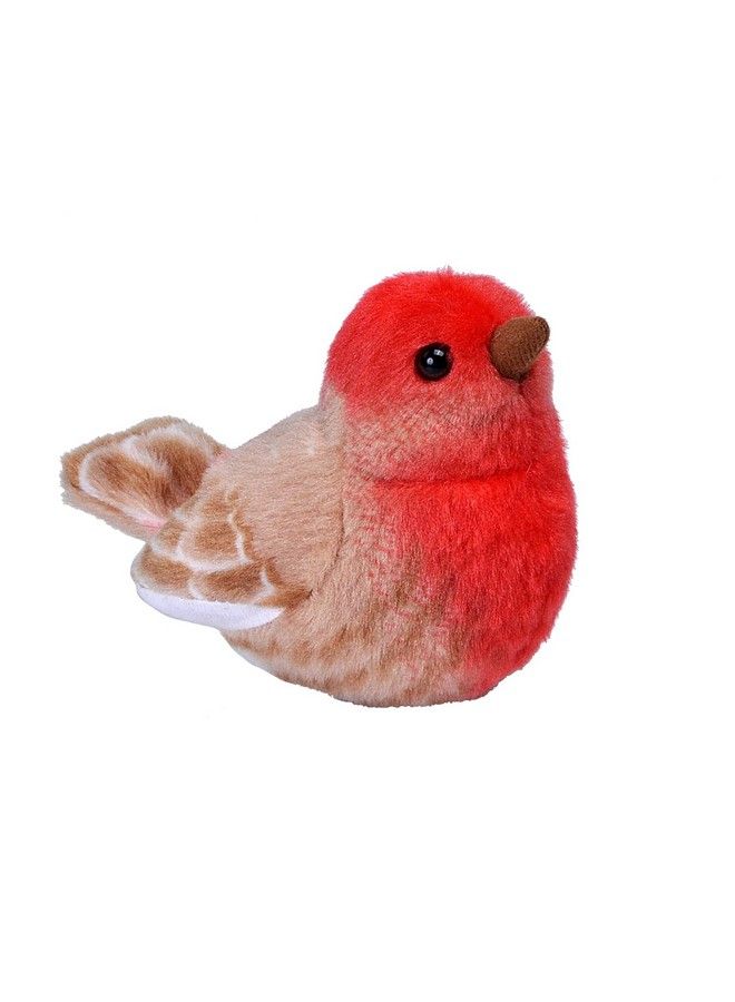Wild Republic Audubon Birds House Finch Plush With Authentic Bird Sound Stuffed Animal Bird Toys For Kids & Birders  - Image 2