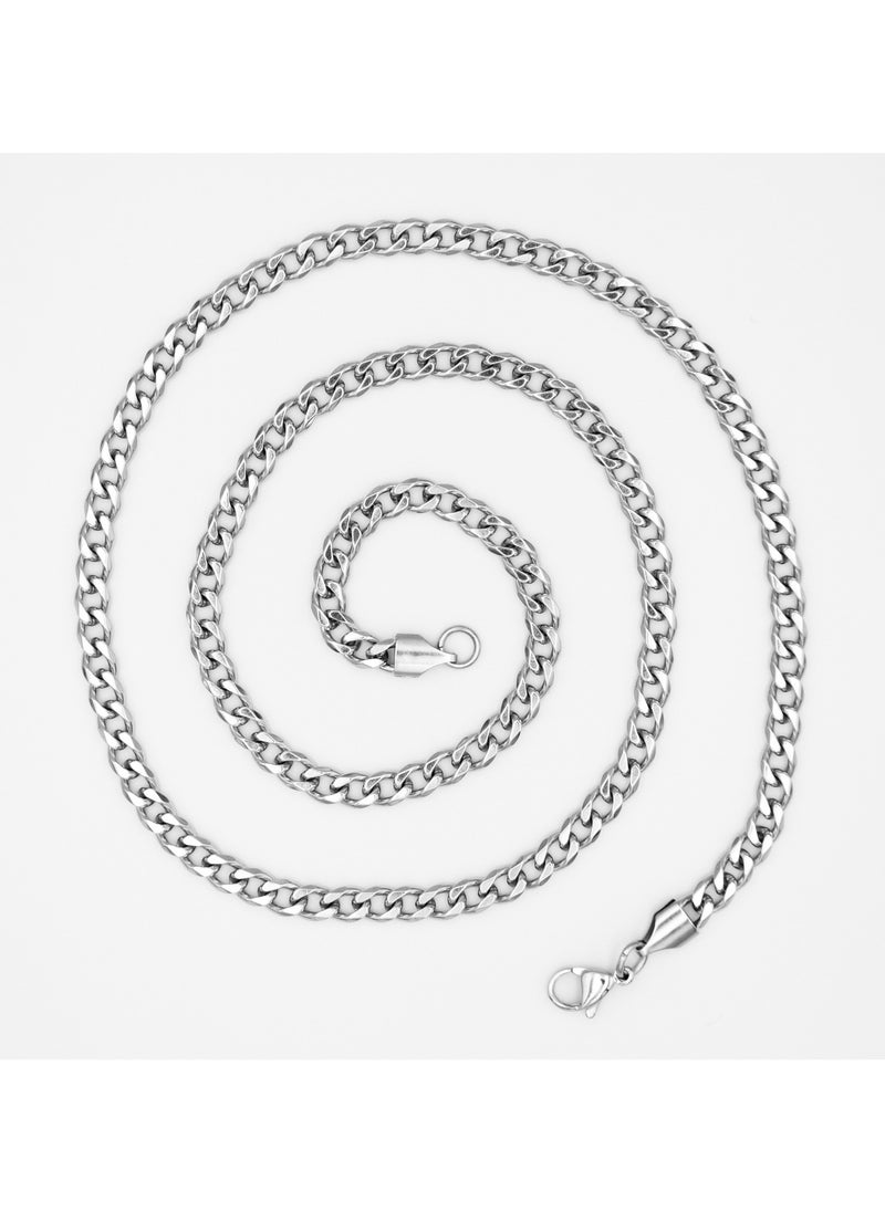 mjuhurat - Stainless silver chain 5 mm 60 cm - Image 1