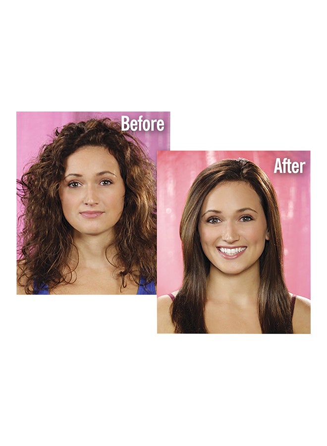 Hair Straightening Brush Pink/Black - Image 4