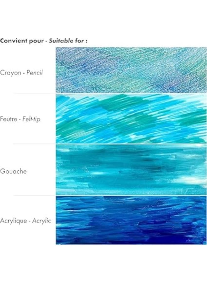 Smart for Art Drawing Sketch A4 Grey Paper 15 Sheets - Grey - Image 4