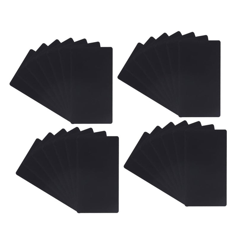 100PCS Thin Aluminum Business Cards Blank For DIY Engraving Smooth Finish 0.2mm - Image 2
