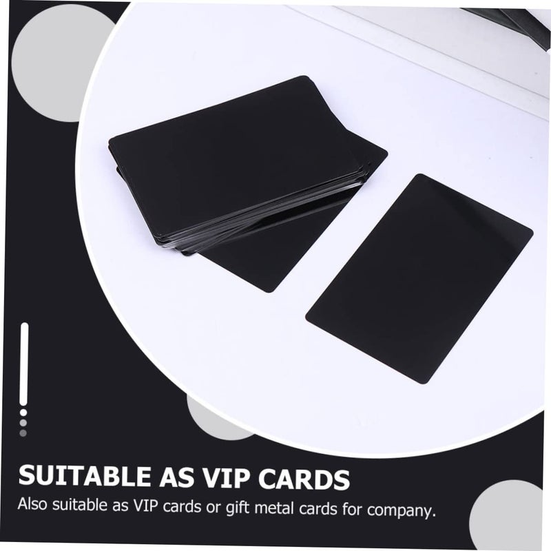 100PCS Thin Aluminum Business Cards Blank For DIY Engraving Smooth Finish 0.2mm - Image 5