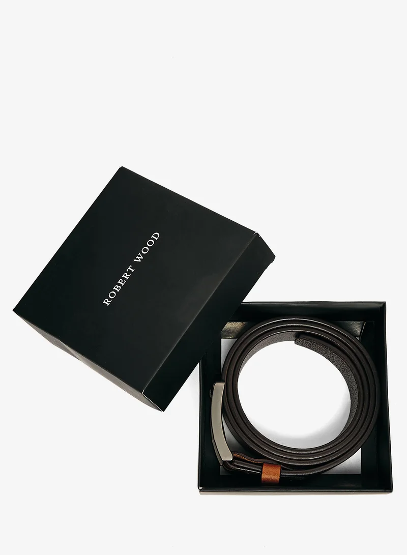 Robert Wood  Genuine Leather Formal Belt for Men | Best Price UAE