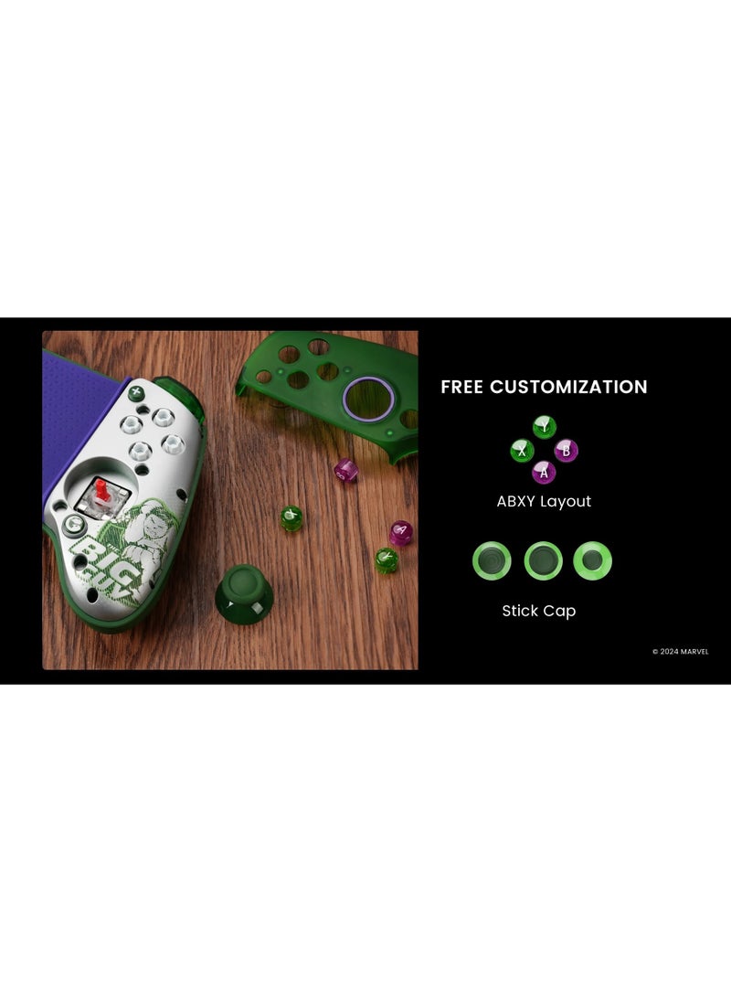 General - Professional Wireless Gamepad GameSir G8 Plus Hulk Bluetooth Mobile Gaming Controller for Android / iOS / Switch / Steam / Tablet / PC with Hall Effect Joysticks Hall Trigger 6-Axis Gyro 1000mAh Battery Green - Image 1