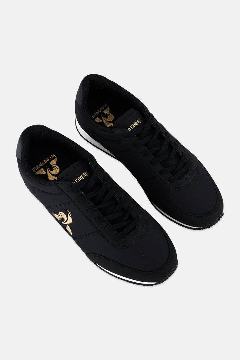 le coq sportif Men Race Rone Lace Up Casual Shoes, Black  - Image 3