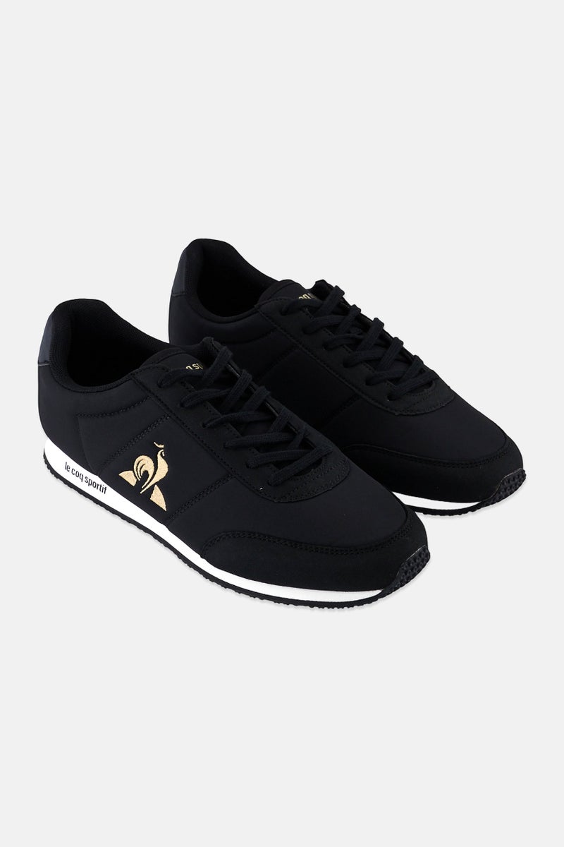 le coq sportif Men Race Rone Lace Up Casual Shoes, Black  - Image 1