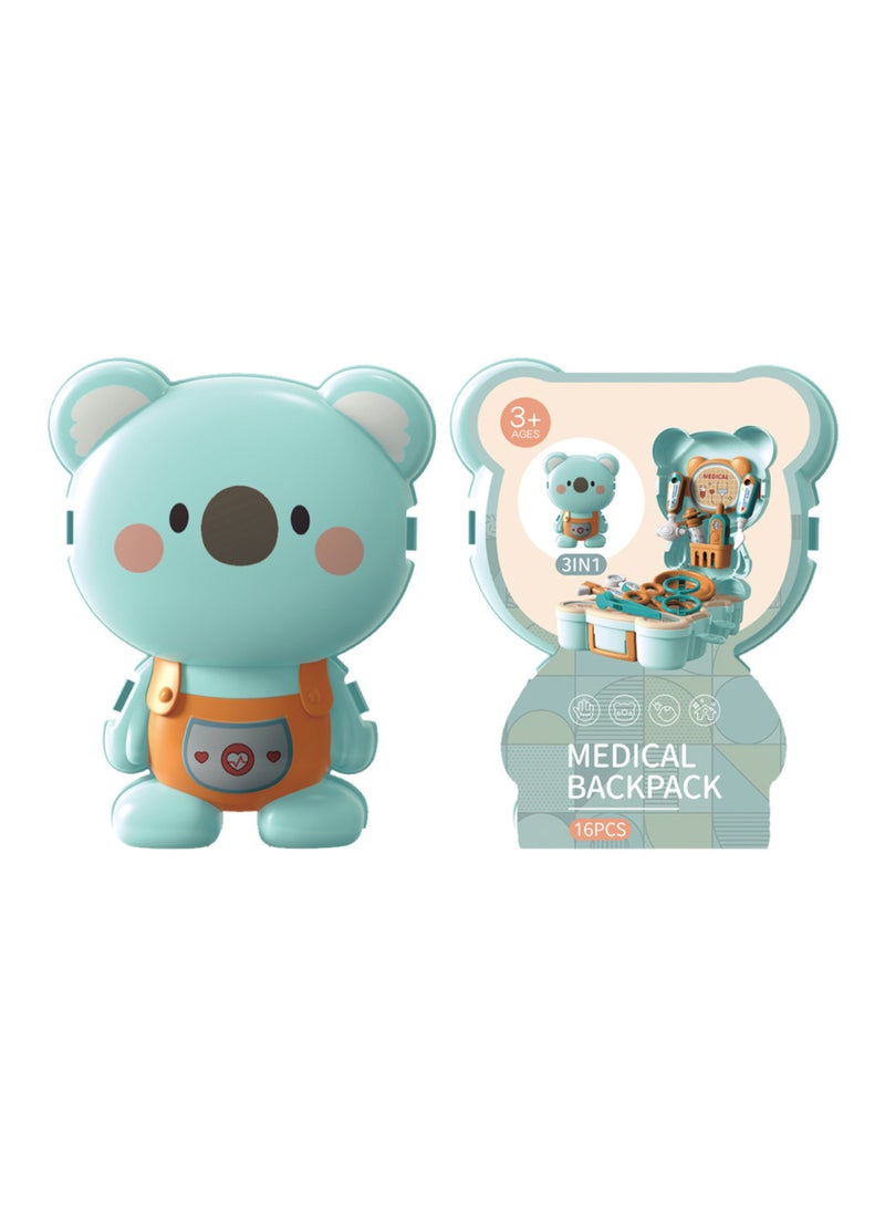 Kids Doctor Role Play Toy Set - 16pcs Medical Pretend Play Kit, Educational Gift for Children Ages 3+ (Safe & Non-Toxic) - Image 1