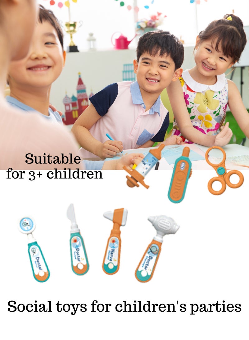 Kids Doctor Role Play Toy Set - 16pcs Medical Pretend Play Kit, Educational Gift for Children Ages 3+ (Safe & Non-Toxic) - Image 4