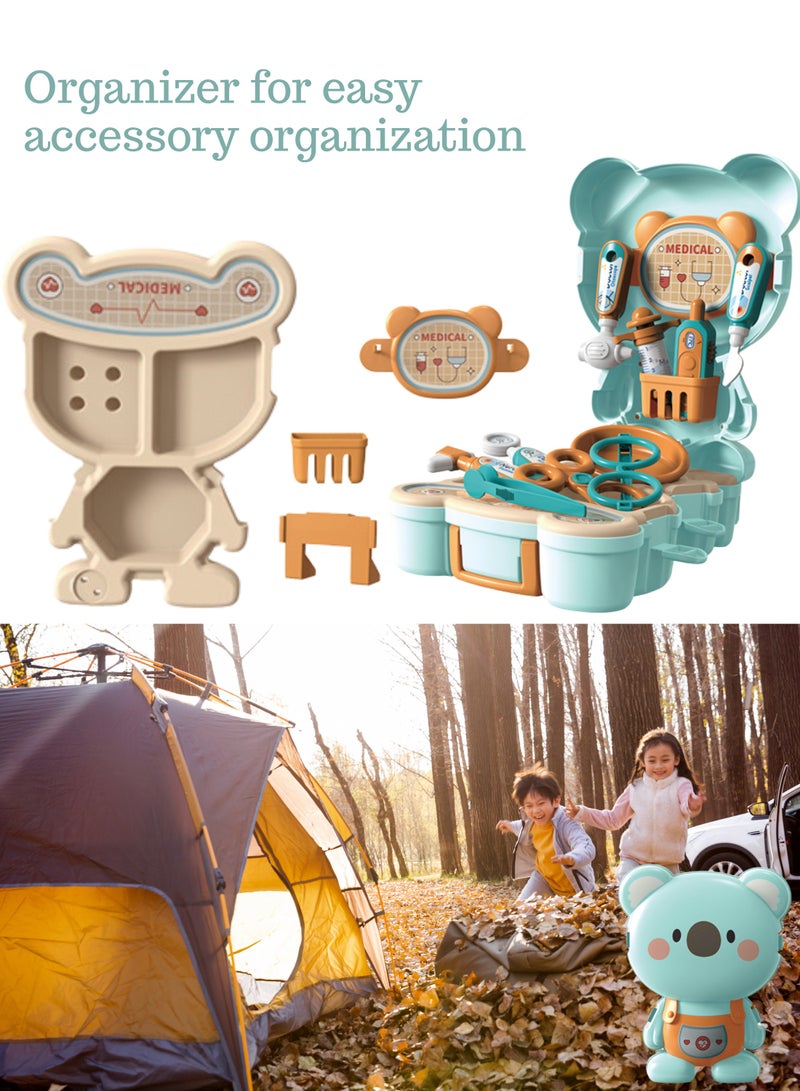 Kids Doctor Role Play Toy Set - 16pcs Medical Pretend Play Kit, Educational Gift for Children Ages 3+ (Safe & Non-Toxic) - Image 5