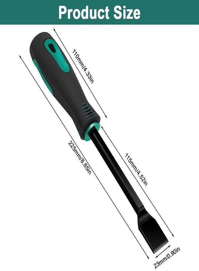 STHIRA® 8.86'' Carbide-Tipped Gasket Scraper, Heavy-Duty Gasket Removal Tool with Rubberized Non-Slip Handle, Precision Engine Cleaning & Automotive Surface Scraper - Image 2