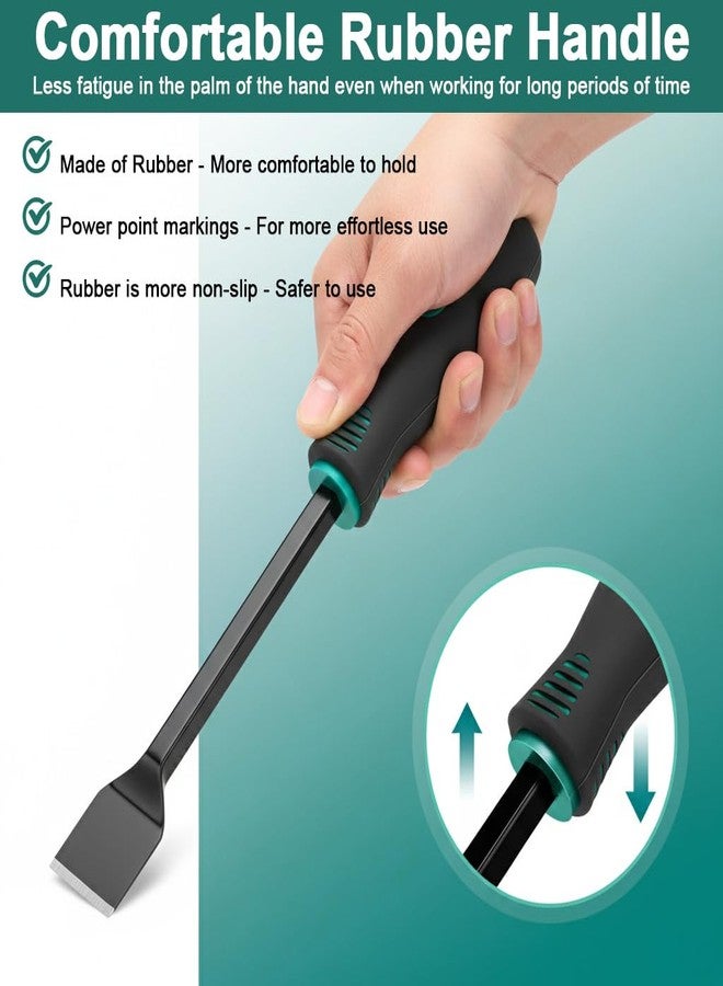 STHIRA® 8.86'' Carbide-Tipped Gasket Scraper, Heavy-Duty Gasket Removal Tool with Rubberized Non-Slip Handle, Precision Engine Cleaning & Automotive Surface Scraper - Image 3
