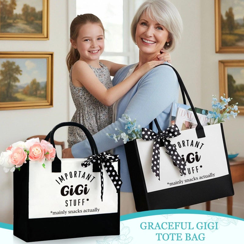 Verouis Gigi Gifts for Grandma Gigi Birthday Gifts from Grandkids Cool Grandma Gift Set for Christmas, Happy Birthday Gift Ideas for Women from Grandson, Granddaughter, Grandkids with Tote Bag, 16oz Cup - Image 2