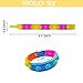 HENXING 60Pcs Pop Bracelet Bubble Fidget Toys Hand Finger Press Multicolor Silicone Wristband Toy for Classroom Prizes Stress Reliever Fidget Bulk for Kids and Adults - Image 4