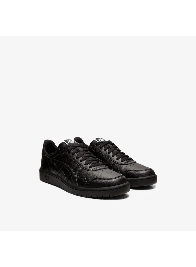 asics Men's Panelled Sneakers with Lace-Up Closure - JAPAN S