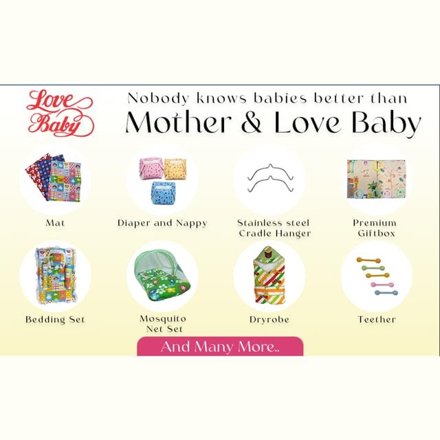 Love Baby Soft Assorted Plastic Bed Sheet for Boys and Girls Cute Baby Bedsheet Pink  - Image 5