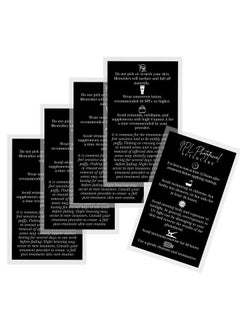 Boutique Marketing LLC Ipl Photofacial Aftercare Cards ; 50 Pack ; Size 2X3.5 Inches Business Card Size ; Photofacial Professionals Esthetician ; Black Card Design  - Image 5