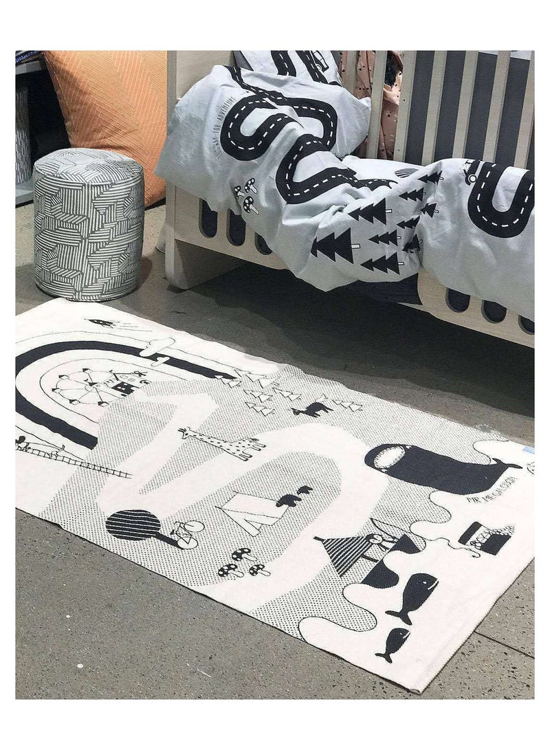 DUNISO Baby Play Pad Crawling Mat Tummy Time Infant Play Mat Baby Blanket Mat Rug for Kids Children Toddlers Bedroom 150*90cm - Image 4