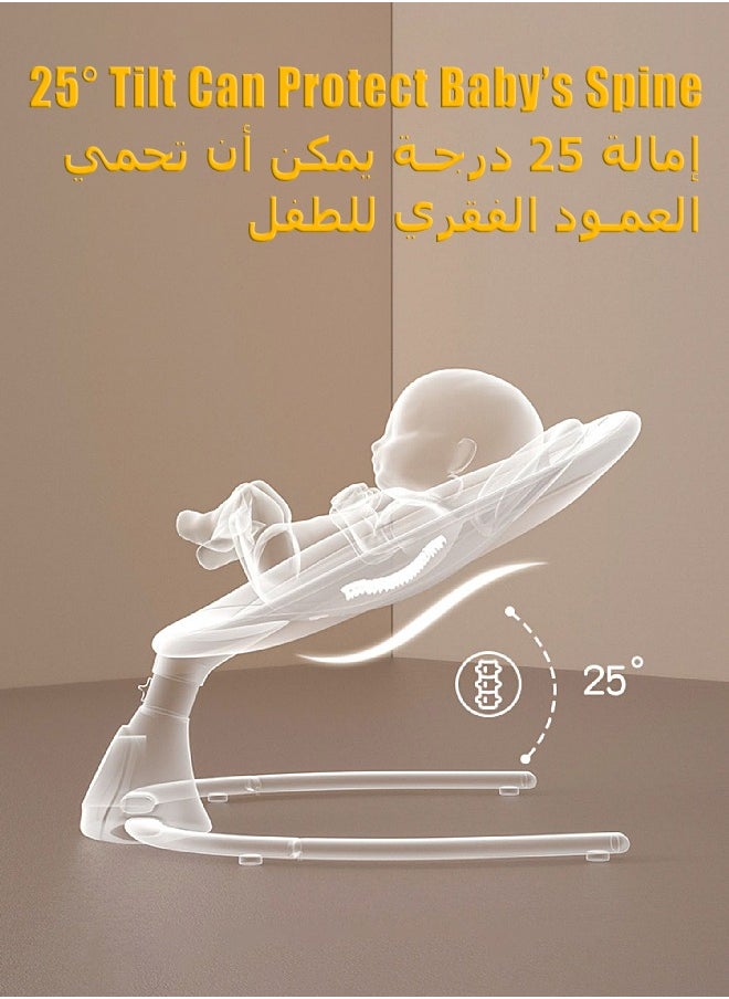 Mi VAZA - Multifunctional Baby Rocker With Remote - Baby Rocking Chair - Infant Swing - Baby Rocker - With Mosquito Net - Bluetooth Play Music - Timed Swing - Baby Cot - Image 1