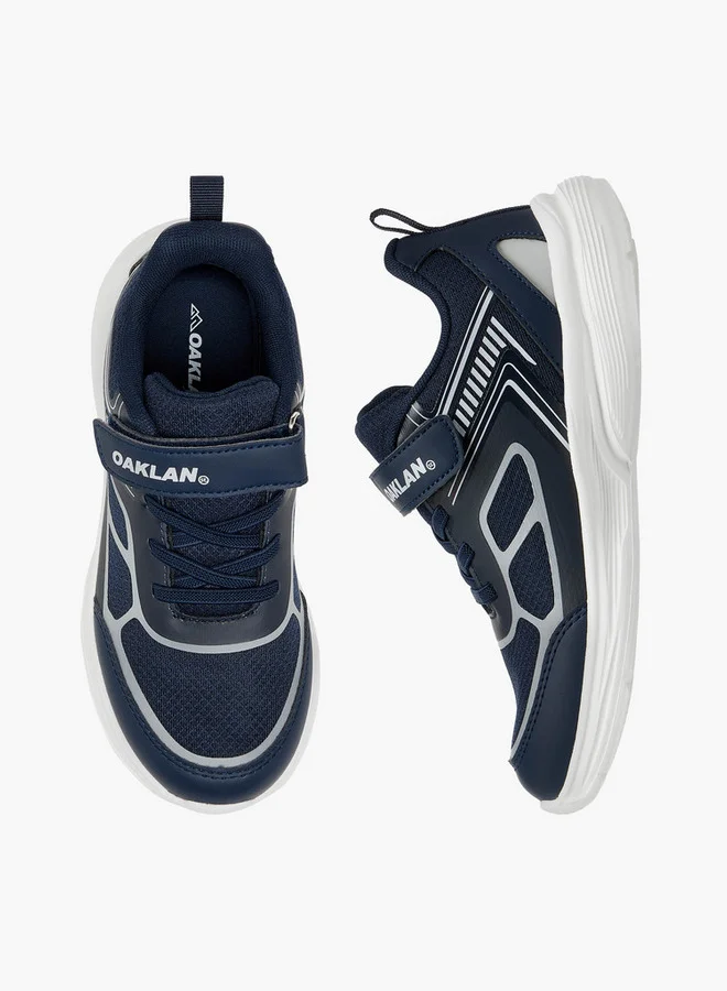 شو اكسبرس Panelled Shoes with Hook and Loop Closure
