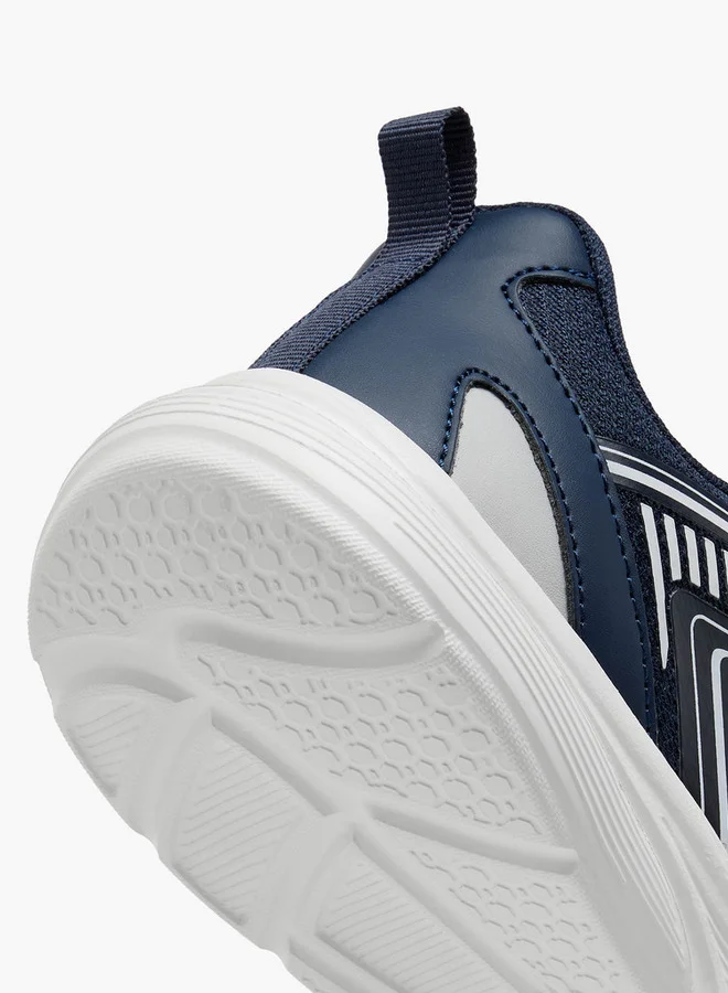 Oaklan by Shoexpress Panelled Shoes with Hook and Loop Closure