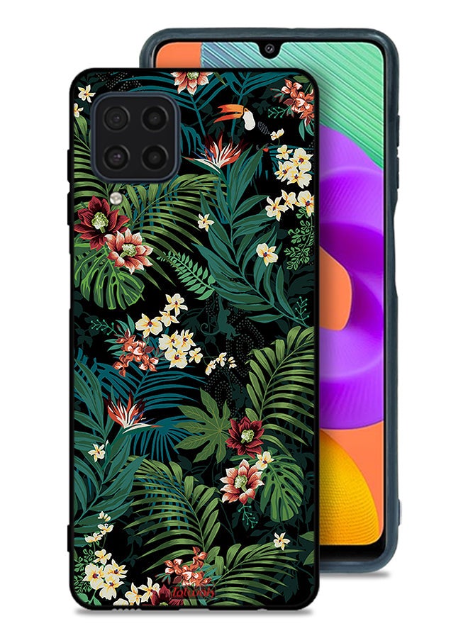 Tolwak Samsung Galaxy M32 4G Protective Case Cover Tropical Leaves - Image 1