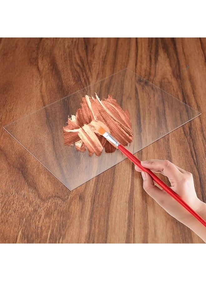 Slasa SLASA 6 Pcs Clear Acrylic Sheets, Transparent Plexiglass Panels Boards for Picture Frame Glass Replacement, Display Projects, Painting, DIY Craft – 5 x 7 Inch - Image 3