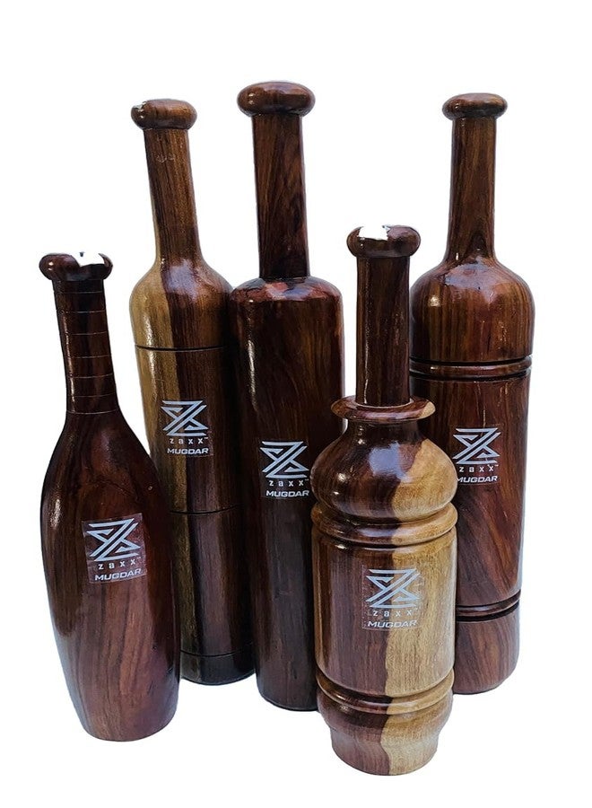 zaxx 6kg Wooden Indian Mugdar, Clubs, Meel, Clubbell, Karla Kattai, Mugdar, (Handcrafted Designed Quality Wood with Polish) - Image 4