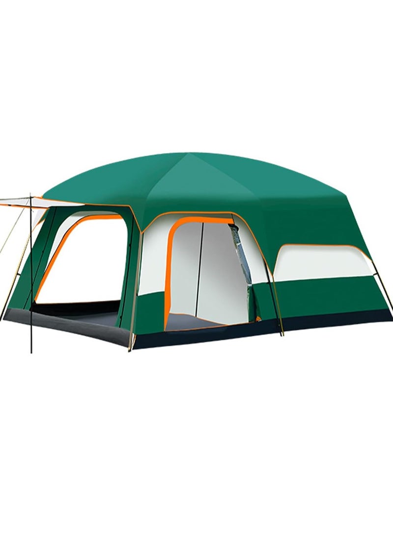 DubaiGallery Big Camping Tent, Waterproof 2 Bedrooms Big Size Travel Tent Outdoor Camping Tent For Family - Image 1