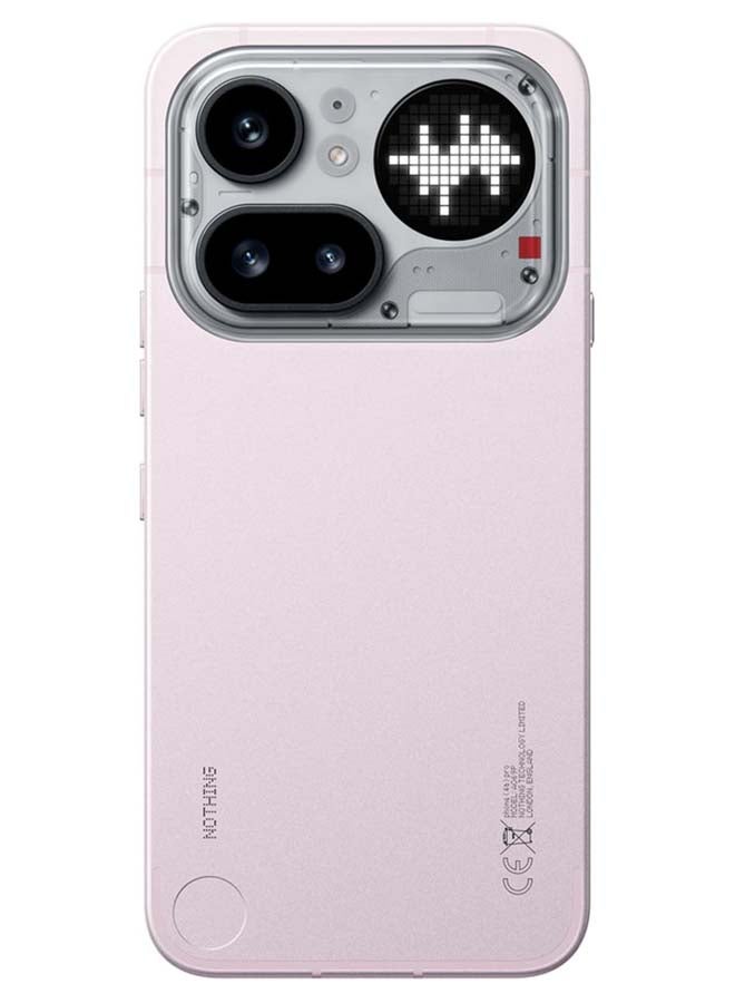 نوثينج هاتف آيفون 4a برو ثنائي الشريحة، يدعم شبكة الجيل الخامس، لون وردي، ذاكرة وصول عشوائي 12 جيجابايت، سعة تخزين 256 جيجابايت، مع باقة - إصدار الشرق الأوسط - Image 3