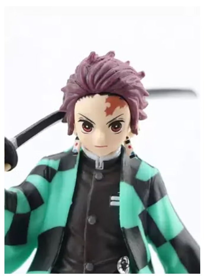 HALAMODO Kimetsu No Yaiba Toy Action Figure for Kids, Legendary Character Action Figures, Tanjiro Kamado, Action Figure Toy, Birthday Gifts for Boys and Girls Aged 6+ Years, 15CM - Image 2