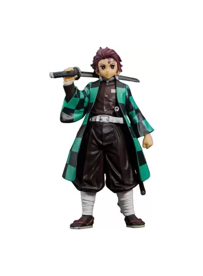 HALAMODO Kimetsu No Yaiba Toy Action Figure for Kids, Legendary Character Action Figures, Tanjiro Kamado, Action Figure Toy, Birthday Gifts for Boys and Girls Aged 6+ Years, 15CM - Image 3