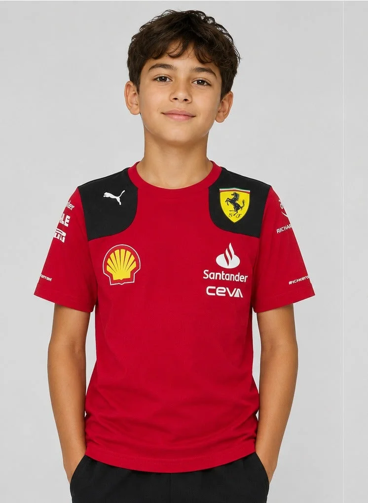 Scuderia Ferrari Scuderia Ferrari Crew Neck Kids T-shirt
