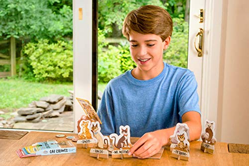 thinkfun Think Fun Cat Crimes Brain Game and Brainteaser for Boys and Girls Age 8 and Up - A Smart Game with a Fun Theme and Hilarious Artwork, (1550) - Image 2