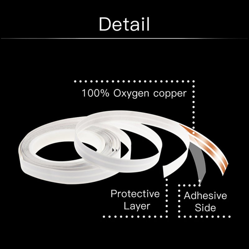 16AWG Slim Adhesive Flat Cable Audio Singal Transmit 2 core Pure Copper Power Line multipurpose for LED Light LED Strips Speaker Amplifier - Image 3