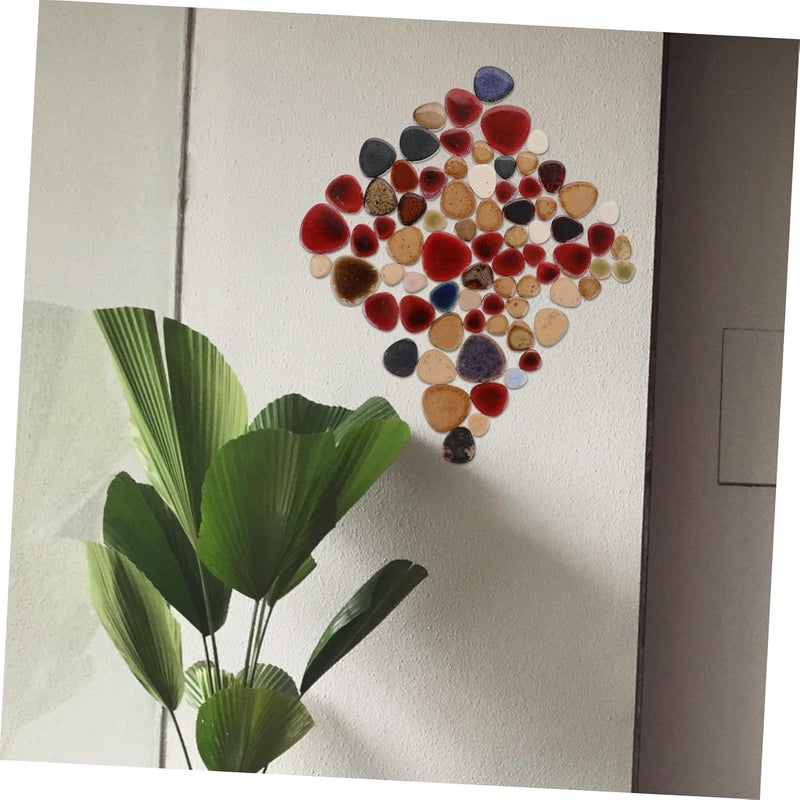 1set Irregular Tiles for Crafts Ceramic Pebble Shapes for Home Decor Versatile for Walls and Floors Unique Textured Design for Creative Projects - Image 3