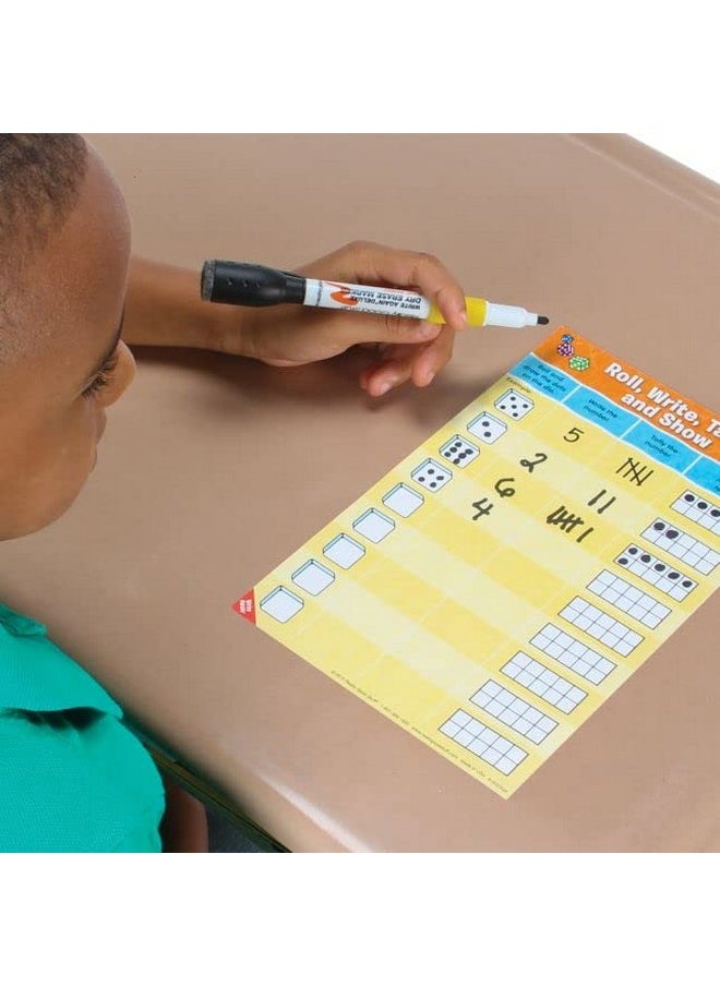 Really Good Stuff Really Good Stuff Math Mats Dice Games ? 12 Mats  - Image 4