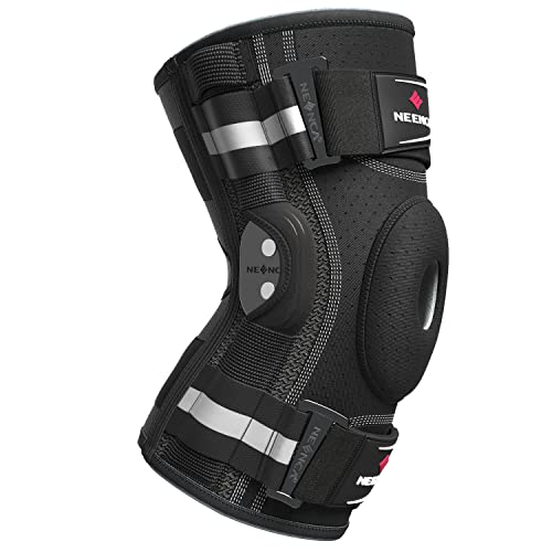 NEENCA Professional Knee Brace Adjustable Hinged with Removable Side Stabilizers Strong Stability for Joint Pain Relief Arthritis Meniscus Tear ACL PCL Runner Sports - Image 2