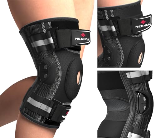NEENCA Professional Knee Brace Adjustable Hinged with Removable Side Stabilizers Strong Stability for Joint Pain Relief Arthritis Meniscus Tear ACL PCL Runner Sports - Image 5
