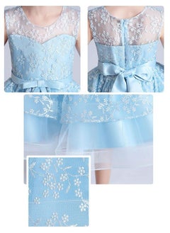 DUNISO Girls Dress Kids Sleeveless Party Dresses With Tutu Skirt Toddler Princess Birthday Party Wedding Dresses 110cm  - Image 4